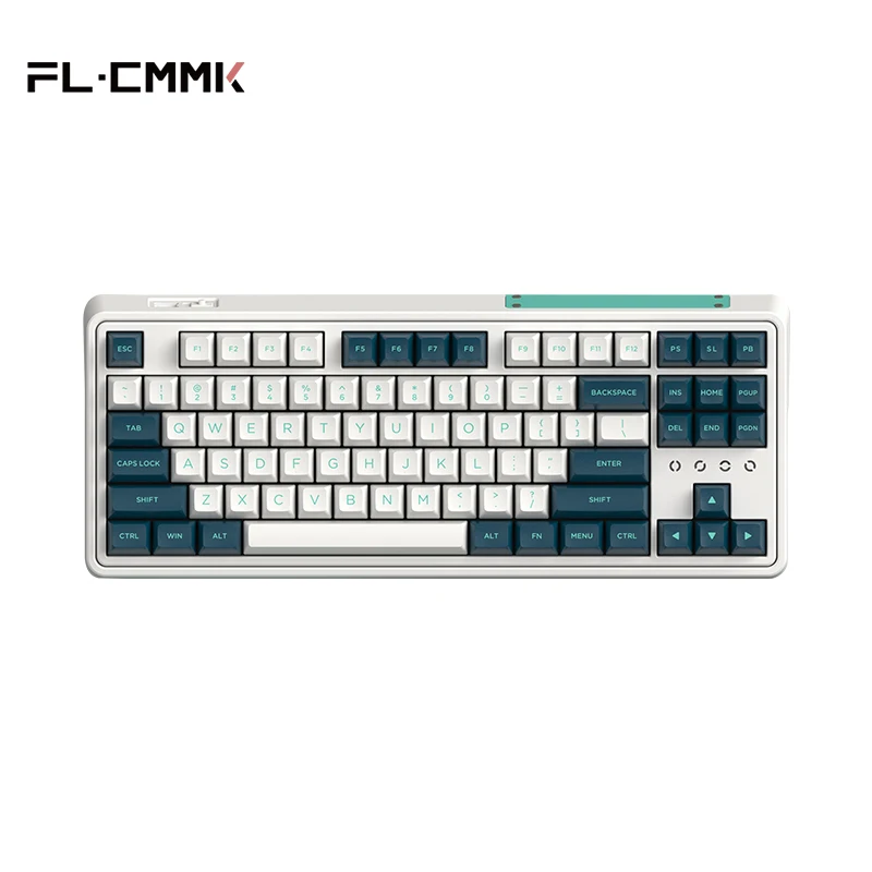 Teclado Mecânico sem Fio 3-mode Teclado Full-key Hot Swap 87-key 2.4g Bluetooth com Fio Pbt Keycap fl · Esports-cmk87-sam