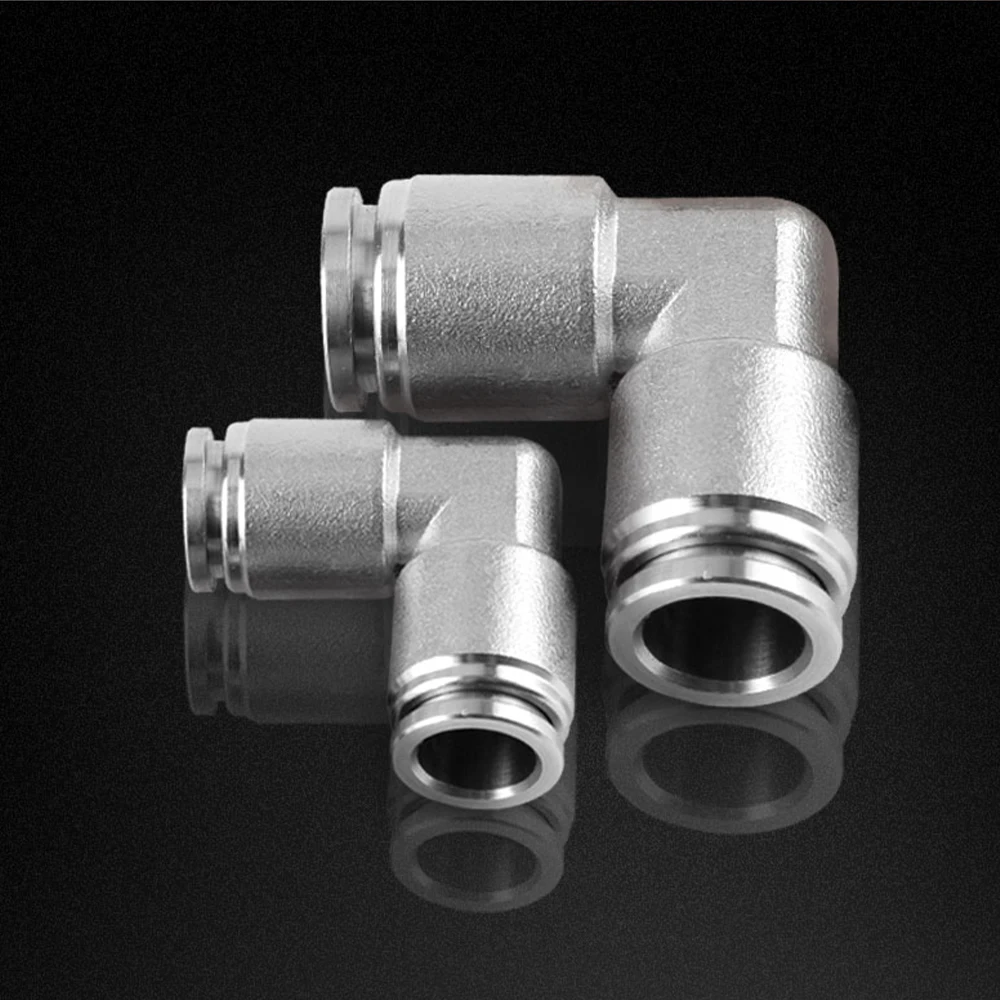 PU PV PE PY 304 stainless steel metal pneumatic quick coupling 4 6 8 10 12 14 16mm high pressure air pipe quick coupling