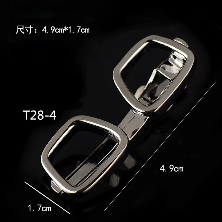 Hohe Qualität Metall Krawatte Clip Schwarz Farbe Gläser Feder Krawatte Clips Pin Luxulry Schmuck Geschenke für Männer Zubehör – Detail 4