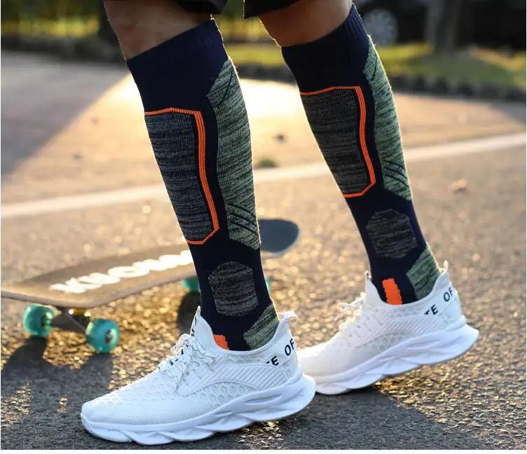Winter Erwachsene Baumwolle Thermische Ski Socken Männer Frauen Warme Outdoor Radfahren Snowboarden Sport Thermosocks – Detail 12