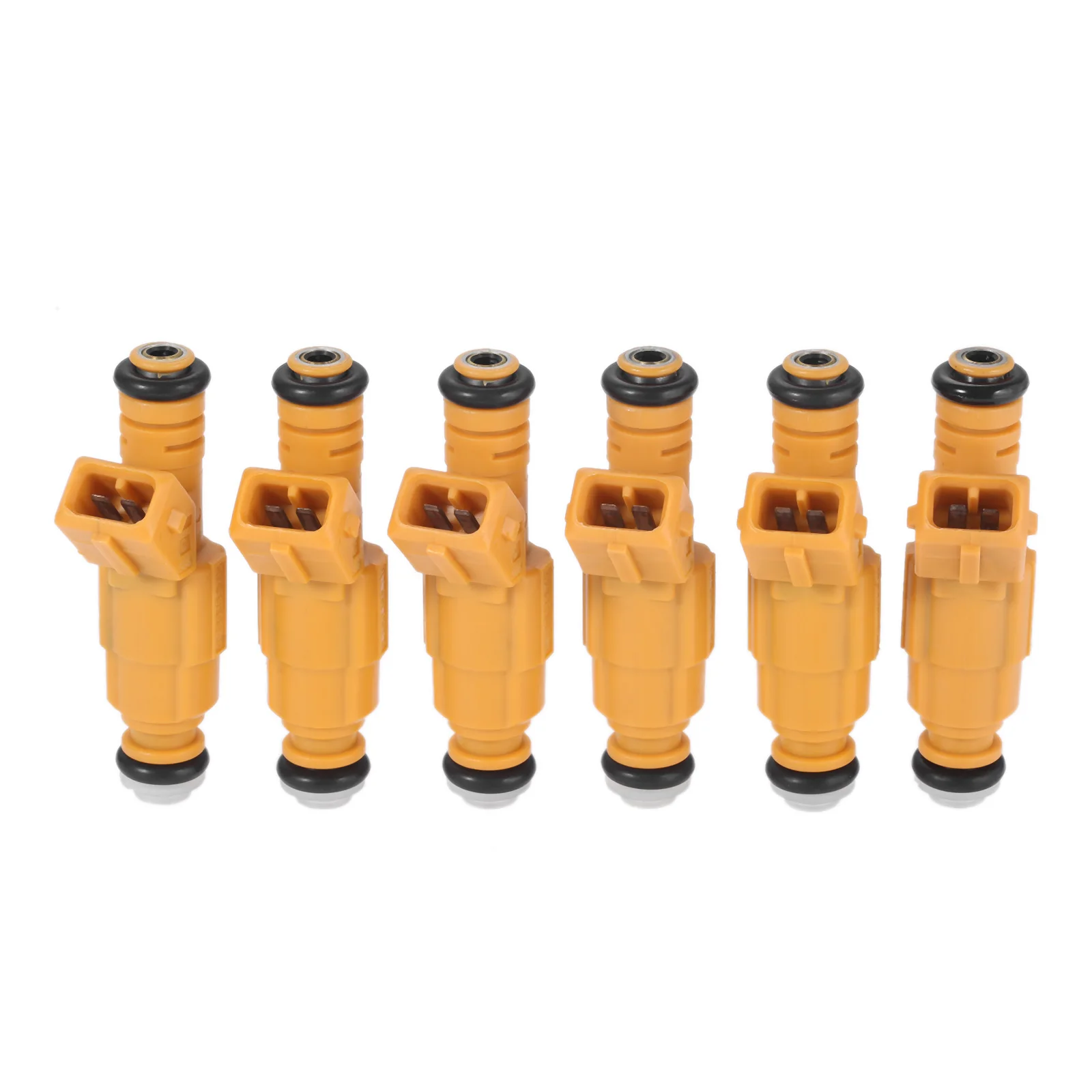 6 pcs 4 Hole Fuel Injectors fit for Jeep Cherokee Grand Cherokee 1987-1998 Wrangler Comanche 4.0L 0280155710 0280155700