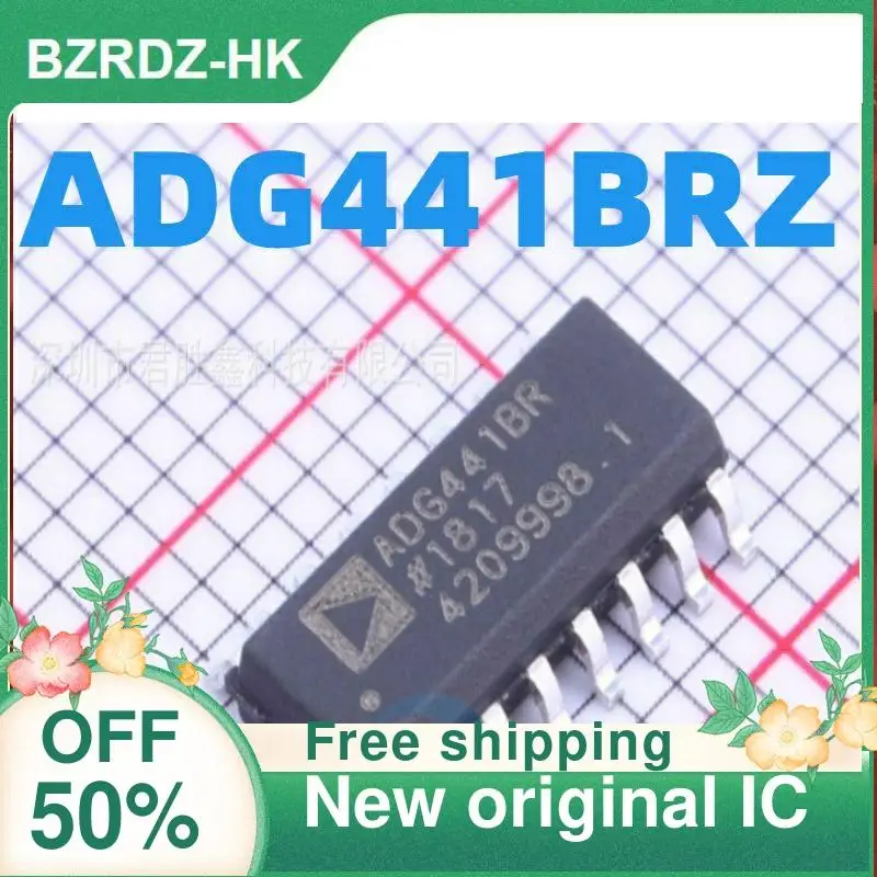 5PCS ADG441 ADG441BRZ ADG441BR SOP-16 New original IC