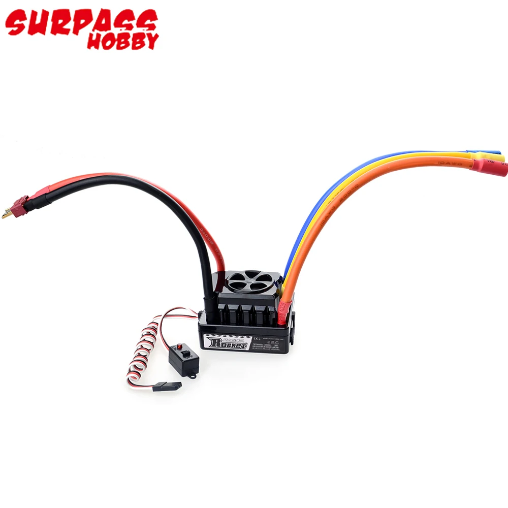 SURPASS HOBBY Rocket Waterproof 3665 2100KV/2600KV/3100KV Brushless Motor 120A 80A 60A ESC For 1/8 1/10 RC Car Truck WLtoys HSP