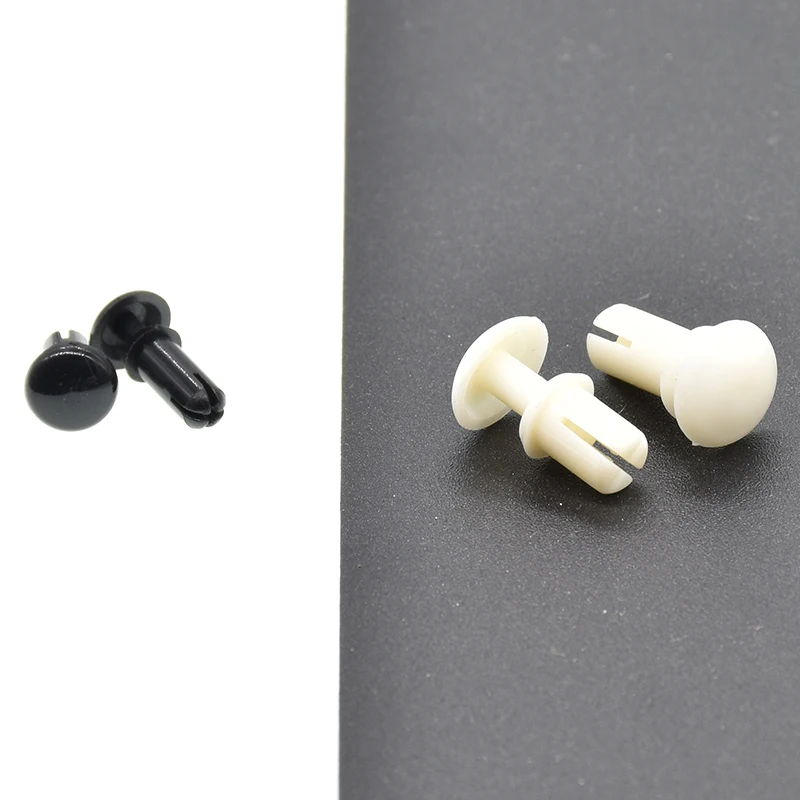 50PCS 4mm  5mm  Black  Whit Nylon Rivet For All Cars Clip Set