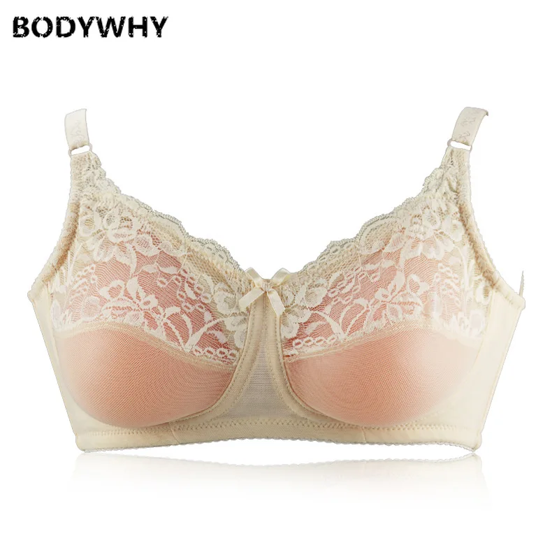 

New Products High-quality Prosthetic Bra Two-in-one Set Silicone Bra Pad Full Cup Big Breasts Underwear Bra Fake Breasts