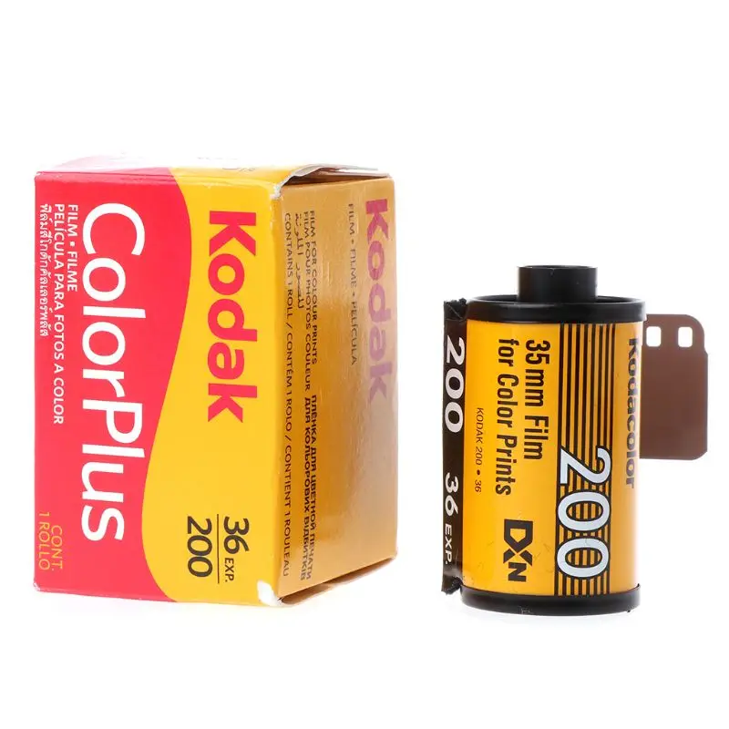 2026 In Stock Kodak Color Film 200 Degree Film Plus ISO 200 35mm 135 Format 36EXP Negative Film For Kodak Fujifilm LOMO Camera