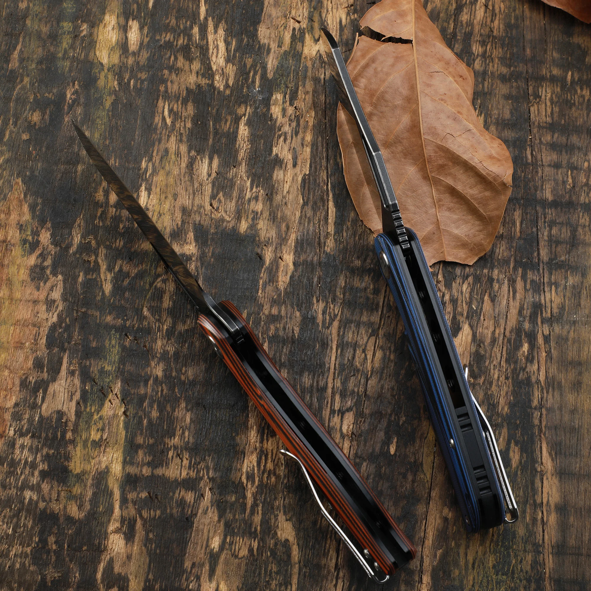Versteinerter Fisch 979 Original D2 Stahl Klappmesser Fisch G10 Griff Camping Messer Outdoor Survival Jagd EDC Taschenwerkzeuge