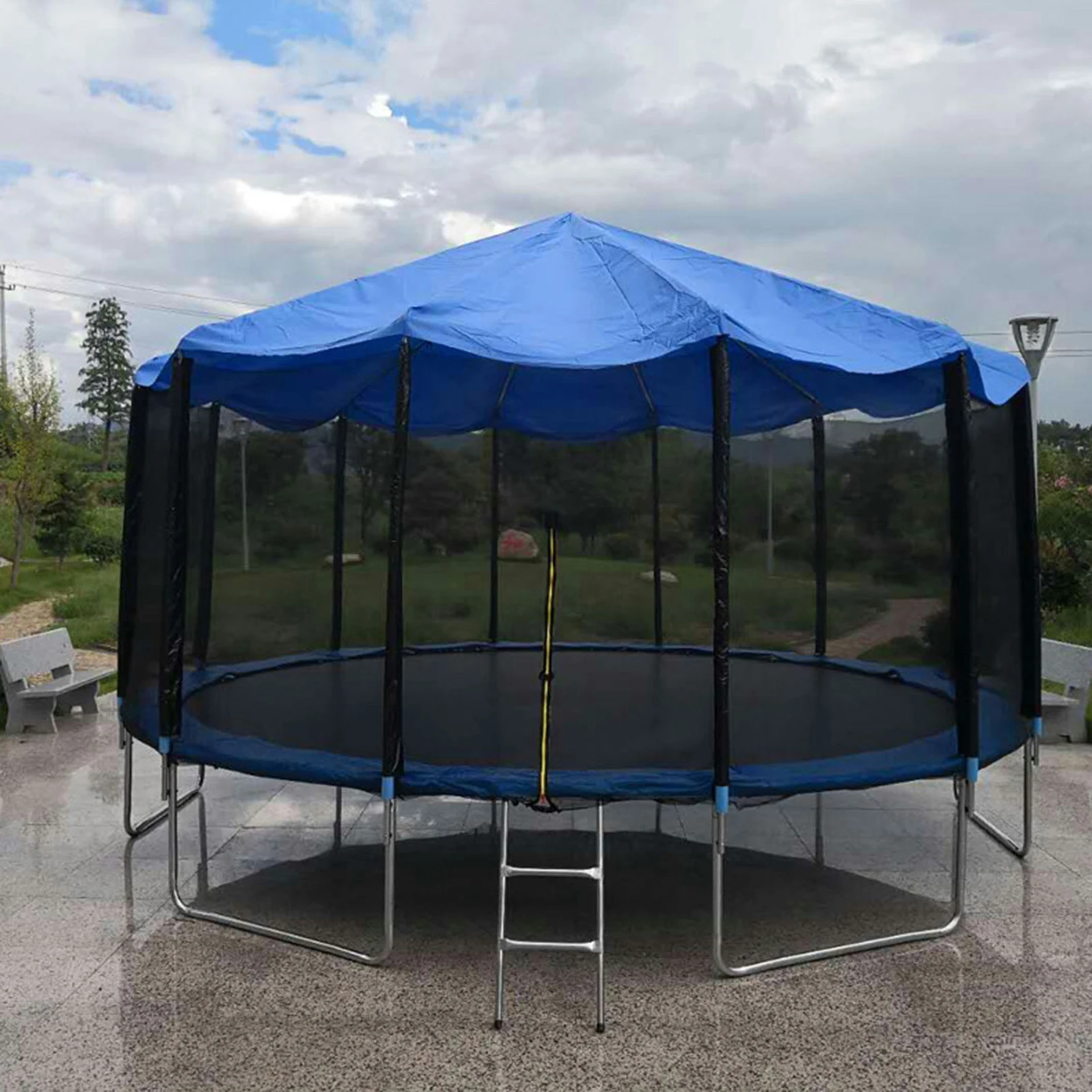 Large Indoor Trampoline Protection Net Adult Children Jumping Bed Outdoor Trampolines Exercise Bed Fitness Equipment