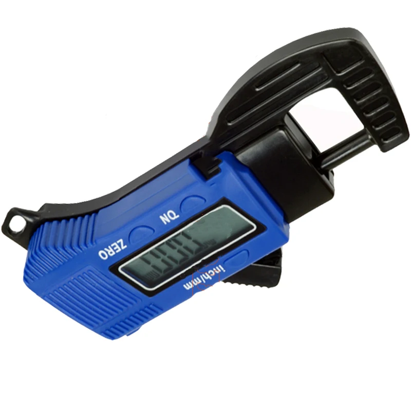 Drop Shipping Plastic Digital Tester Meter  Thickness Measure Gauge Micrometer Caliper 0-12.7mmx0.01mm 5pcs/lot