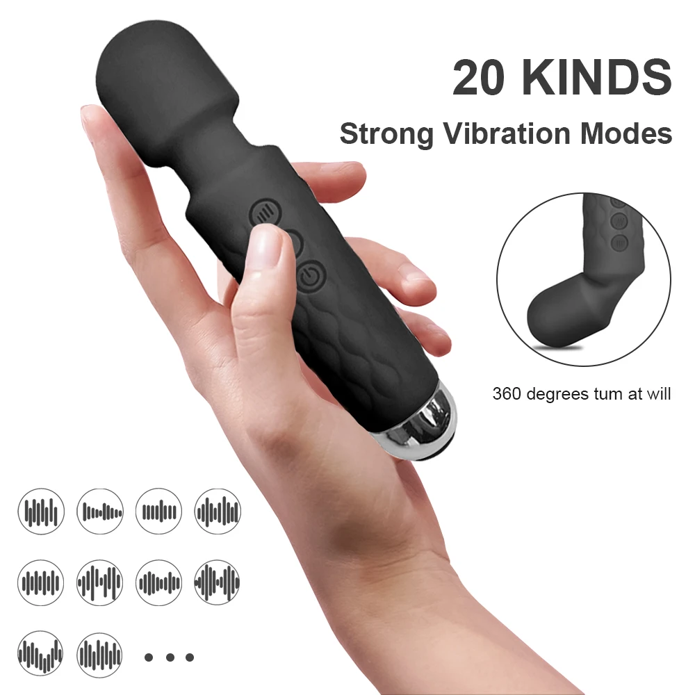 Mini Powerful Vibrator Sex Toys for Woman AV Magic Wand Vibrators Clitoris Stimulator Masturbator Dildo Erotic Toys for Adult 18