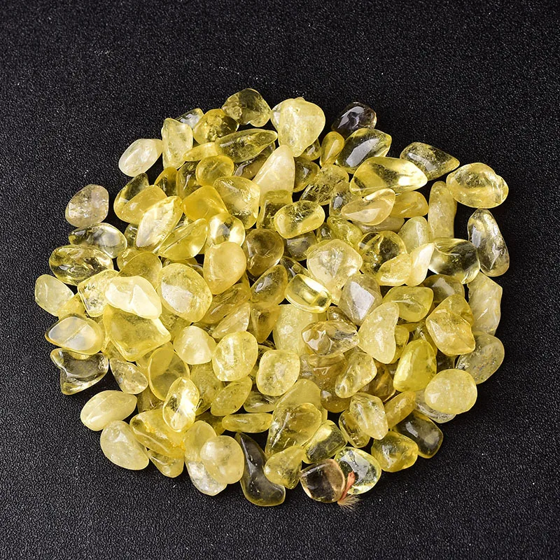 100g 4 Sizes Yellow Natural Mixed Quartz Crystal Stone Rock Gravel Specimen Tank Decor Natural Stones And Minerals