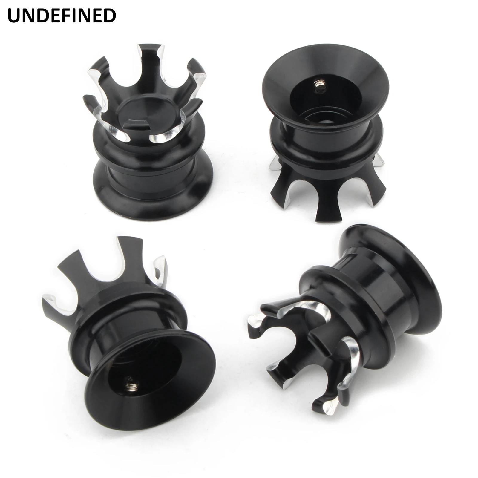 Black Spark Plug Head Bolt Cap Cover Screw Caps Trim for Harley Twin Cam Sportster 883 1200 Touring Street Glide 1999-2022 4PCS