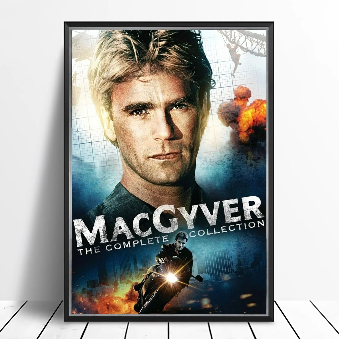 MacGyver (1985 TV series) Poster Angus  Mac  MacGyver Cinema Print Art Gift