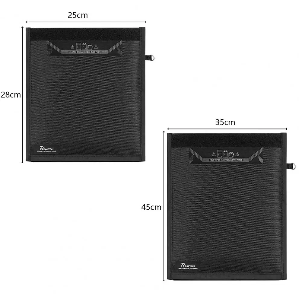 Oxford Cloth Signal Blocking Bag Pouch Anti-hacking Anti-interference Car Key Bank Card RFID Signal Blocking Wallet Case