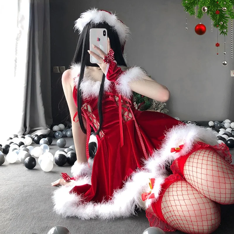 

Bunny Costume Cosplay Sexy Maid Costume Christmas Performance Costume Halloween Costume for Women Christmas Party Lolita Dress