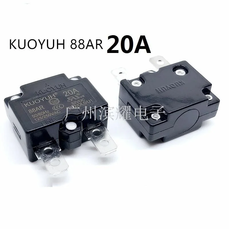 قواطع دوائر KUOYUH 88AR-20A التيار الزائد حامي الزائد التبديل التلقائي إعادة تعيين
