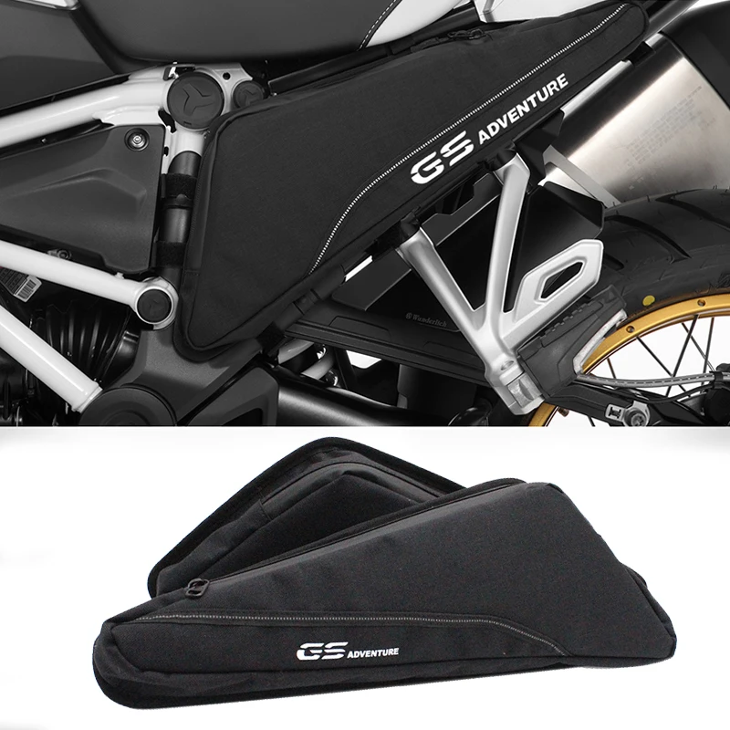 For BMW R1200GS R1250GS LC ADV Motorcycle Frame Side Pockets Luggage Waterproof Bag Repair Tool Placement Bags Toolbox