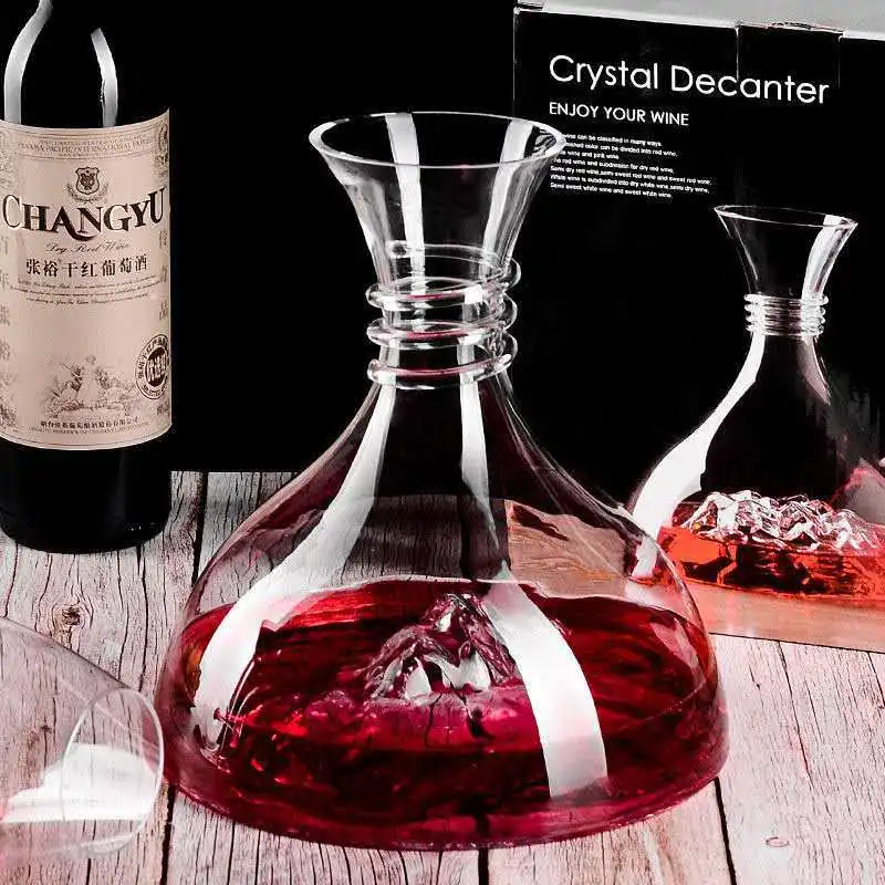 

Creative ice decanter, lead-free crystal glass, high-end gifts for red wine