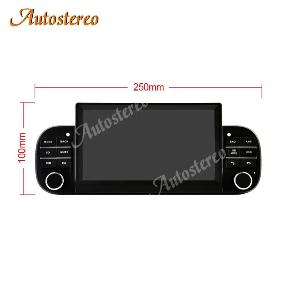 Auto Stereo Android 13 Carplay For Fiat Panda 2013-2020 4G SIM Car GPS Navigation Multimedia Player HeadUnit Auto Radio Recorder