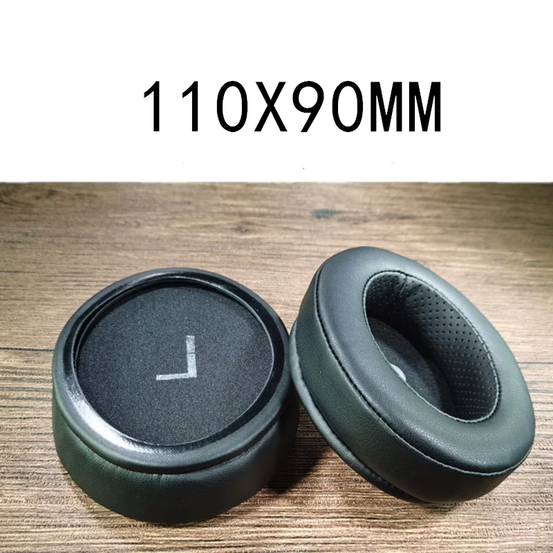 Miękka skóra proteinowa wkładki do uszu 90x70mm 100x80mm 105x85mm dla AKG dla HifiMan dla ATH dla słuchawek Philips lub ATH M50X HyperX