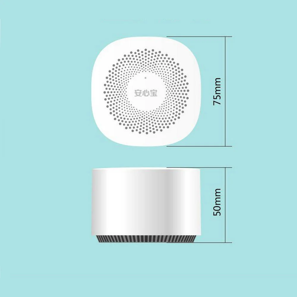 Monitor di qualità dell\'aria rilevatore di CO2 digitale telefono APP Monitor formaldeide anidride carbonica analizzatore di aria rilevatore di