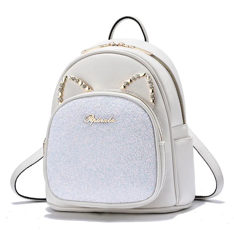 The new spring 2021 trendy fashion women's fresh and sweet style campus cute one-shoulder messenger backpack