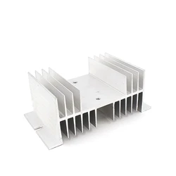 Aluminum Heat Sink Dissipation Radiator Rail Mount Regulator Base Plate Suitable For Single Phase Solid State Relay SSR 40-100A