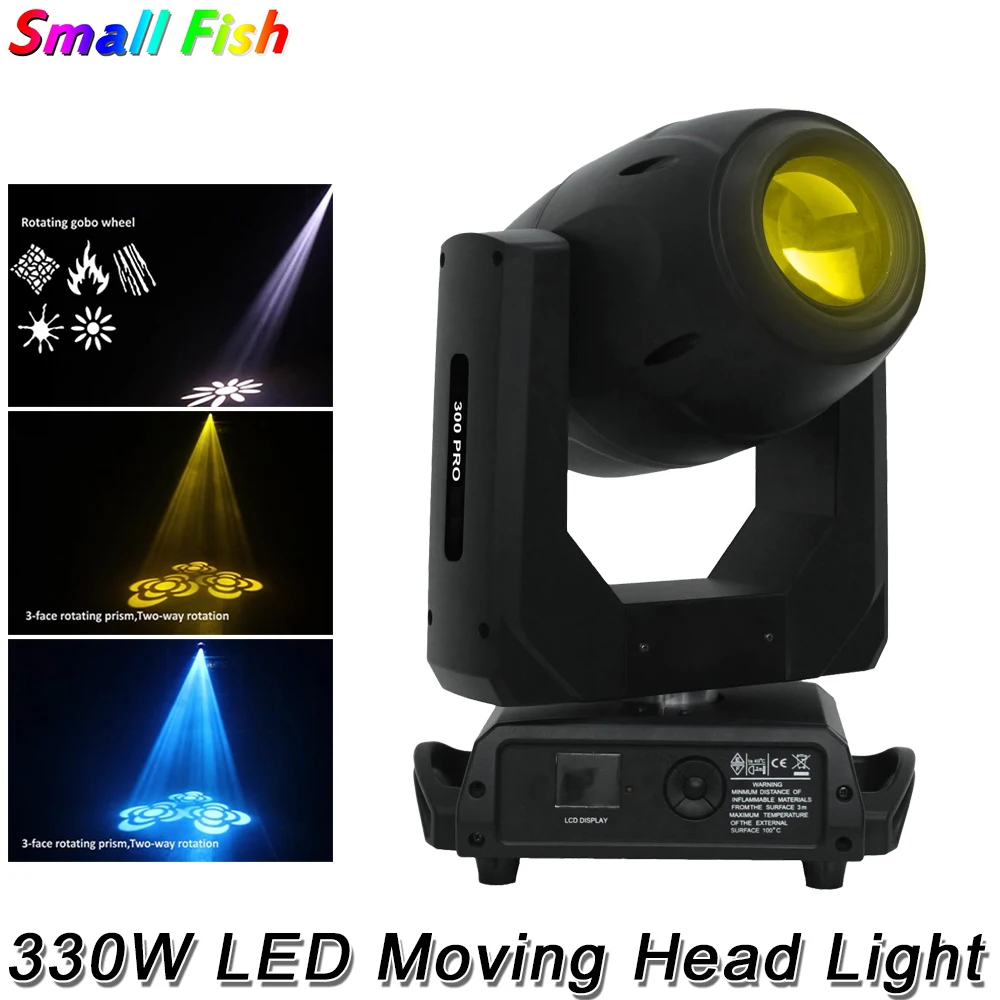 

330W Spot LED Lyre Moving Head Lights LED Zoom Stage Light DMX512 Professional Disco Wash Effect Light For DJ Party Show Concert