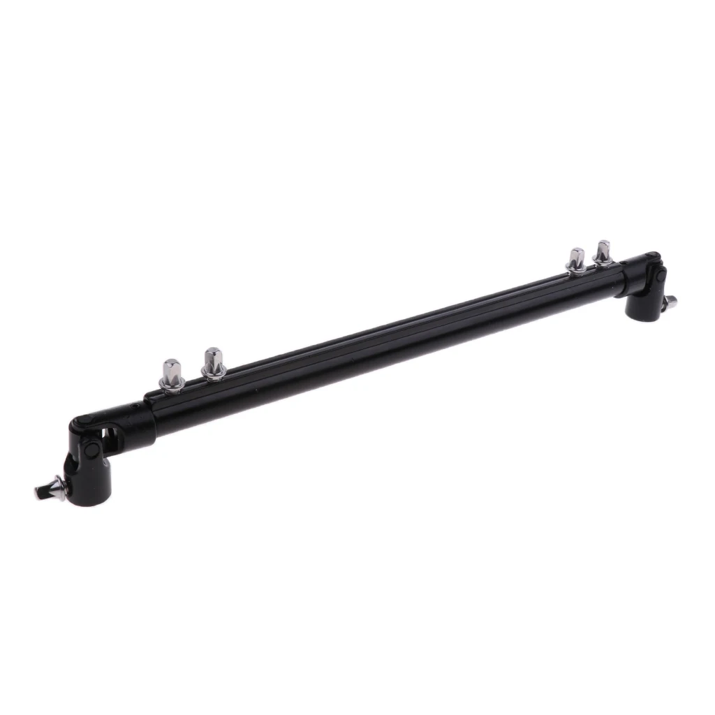 Double Kick Drum Pedal Drive Shaft Arm Linking Bar Replacement Accs 34.6cm