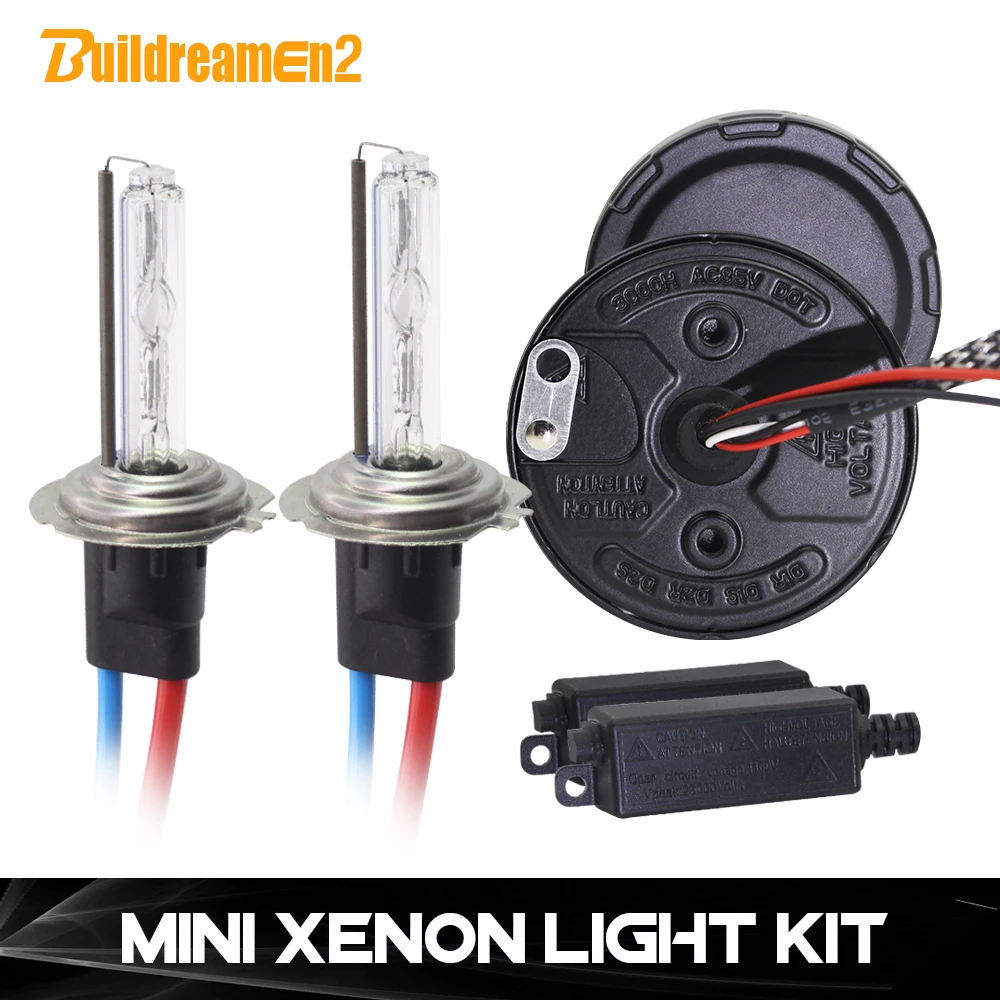 

H7 Xenon Light Mini Ballast AC Bulb 55W 9005 HB3 9006 HB4 880 881 H1 H11 Xenon HID Kit Fast Start Car Headlight 3000K-8000K 12V