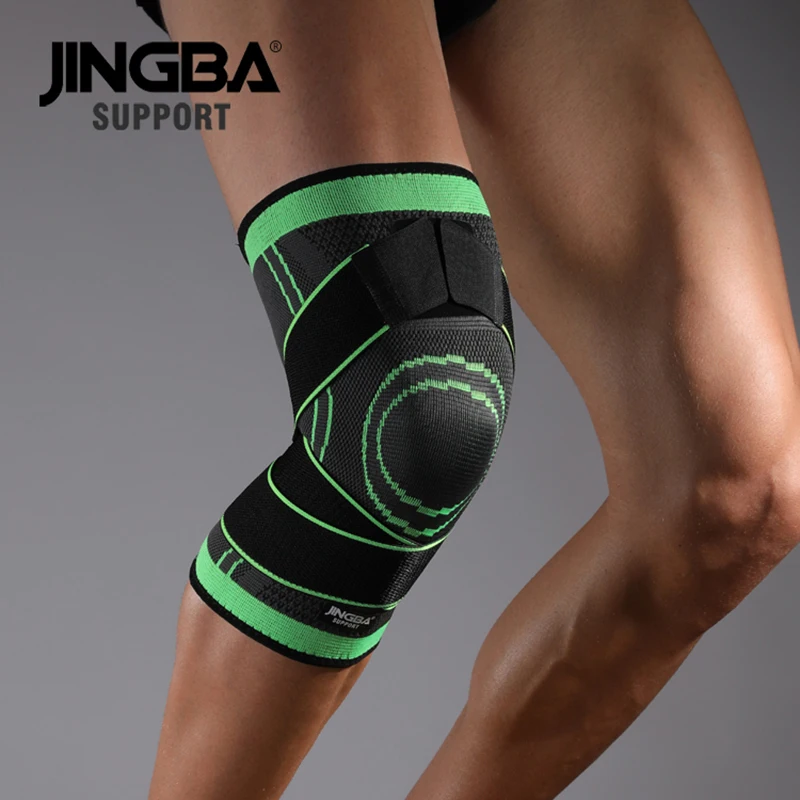 JINGBA SUPPORT 2020 Hot Outdoor Sports knee protector Volleyball Basketball knee pads knee brace support protector Safety Bandag