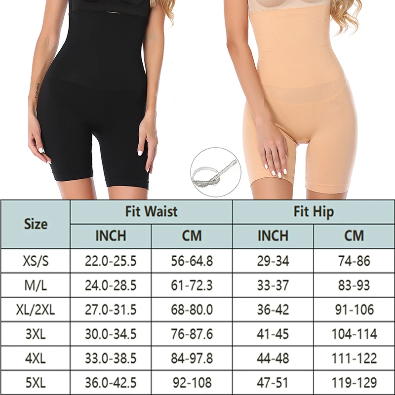 Women Mid Thigh Underpants Belly Control Shapewear Slimming Panties Butt Lifter High Waist Trainer Magic Shorts Seamless Shaper