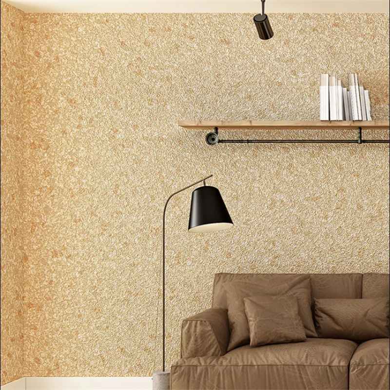 wellyu Diatom mud pure pigment color wallpaper retro nostalgic industrial wind mottled old cement pattern gray Nordic wallpaper