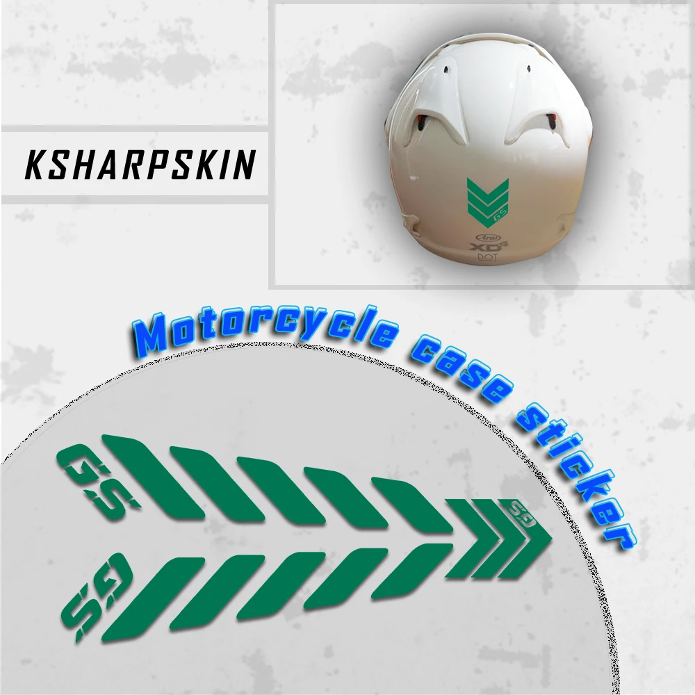 Motorcycle helmet sticker reflective sticker universal sticker moto box sticker For BMW R1200GS R 1250GS F850 GS F750GS F 700GS