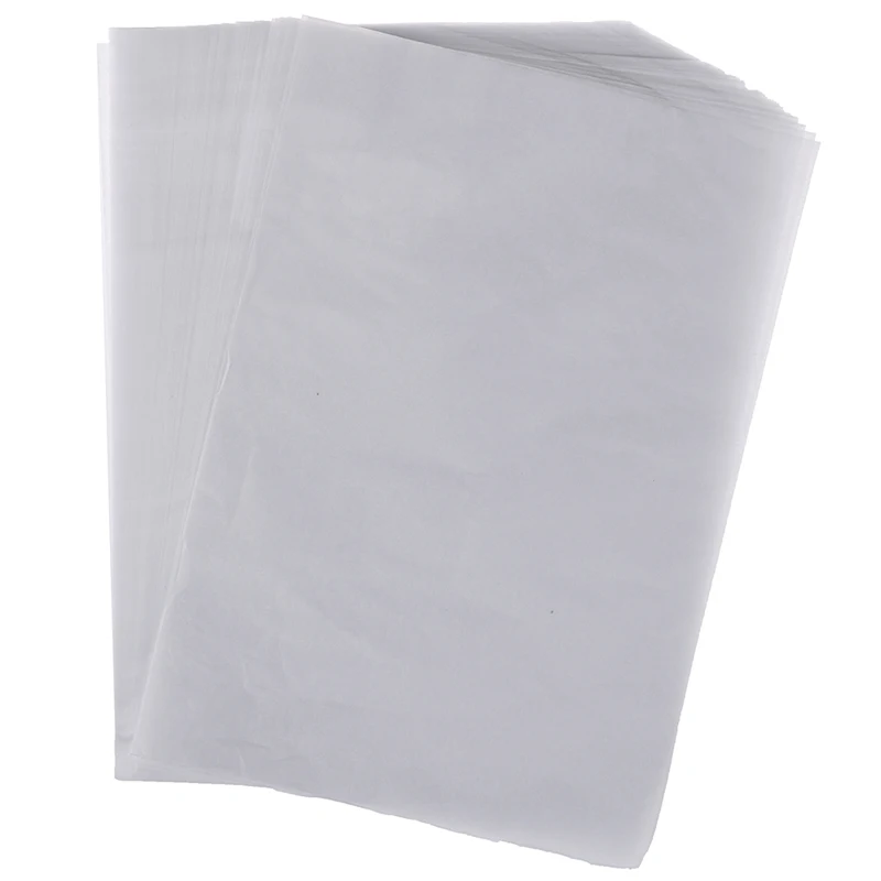 100pcs Copy Transfer Printing Drawing Paper For Engineering Drawing Printing Translucent Tracing Paper Sulfuric Acid Paper