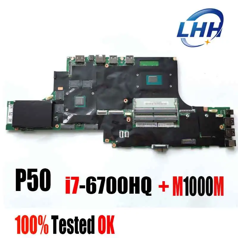 

01AY360 For lenovo notebook thinkpad P50 Mainboard NM-A451 laptop Motherboard With Cpu I7-6700HQ M1000M 100% tested.