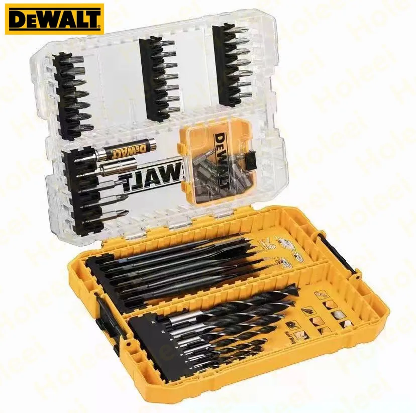 DEWALT DT70758 Twist Drill Driver Bit Set 57Pcs Metal Wood Drill Multi-function Electric Screwdriver Bits Power Tool Accessories