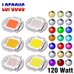 High Power 120W LED Chip COB Diode Natural Cool Warm White Yellow RGB Red Green Blue Full Spectrum For DIY 120 W Watt Floodlight