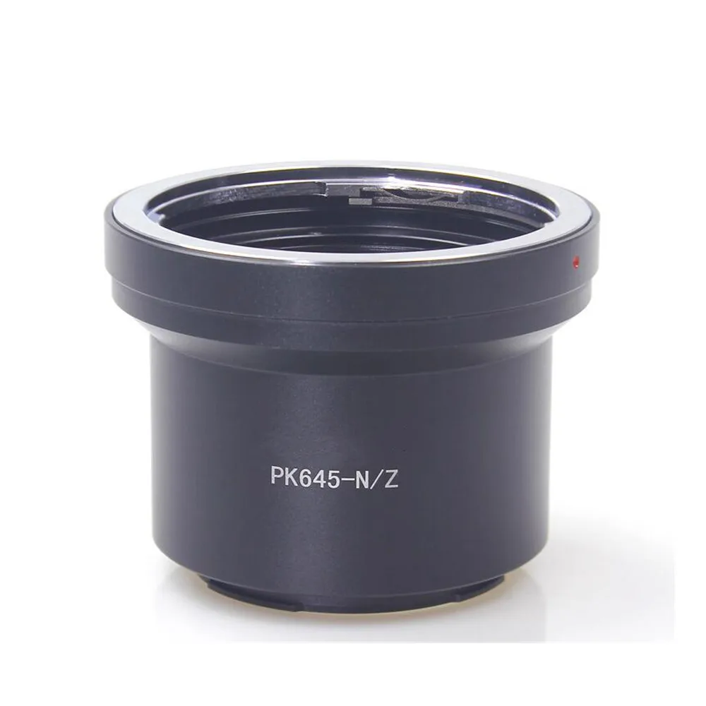 

P645-Z Lens Mount Adapter Ring for Medium Format Pentax 645 P645 PK645 Lens & Nikon Z7 Z6 II Z5 Z50 Camera Body Adaptor P645-NZ
