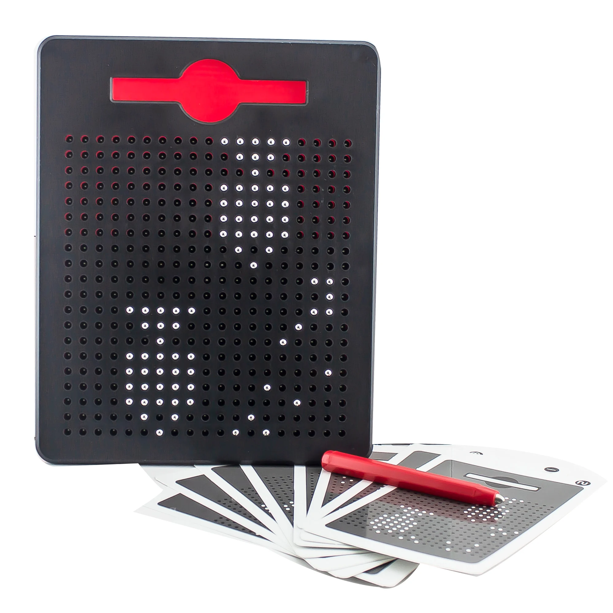 small size magnetic magpad dots magnet beads writing board with stylus pen and 8pcs card drawing toys educational toys