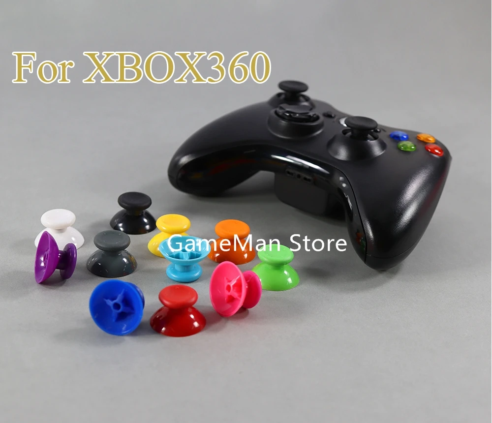 Cubierta de palo analógico 3D, Joystick de plástico, tapa De Seta para controlador inalámbrico Xbox360, OCGAME, 20 unidades por lote, novedad