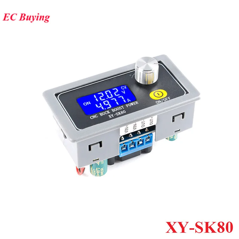 SK80 CNC DC Buck Boost Converter CC CV Adjustable Automatic Power Supply Module Regulated Laboratory Digital Controller