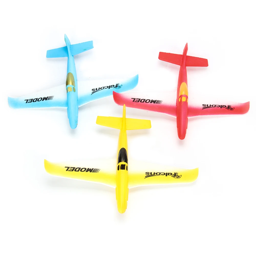 MINI EPP Foam Hand Throw P51 Airplane Outdoor Launch Glider Plane Kids Fun Toy 31CM For Child Gifts DIY RC Model