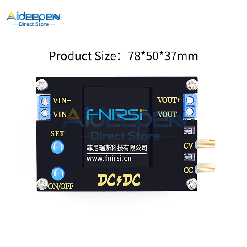 DC-DC 0.5-30V 3A 35W/4A 50W Automatic Boost/Buck Converter CC CV Power Module Adjustable Regulated Power Supply Voltmeter