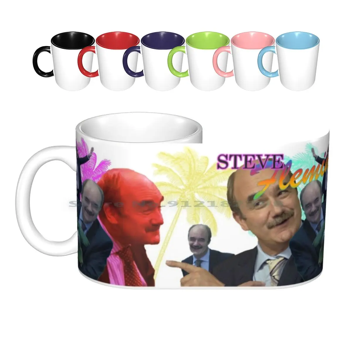 Tazas de café de cerámica con café de Steve, regalos con café, té con leche, Steve flamenco, el grueso de él, Superman