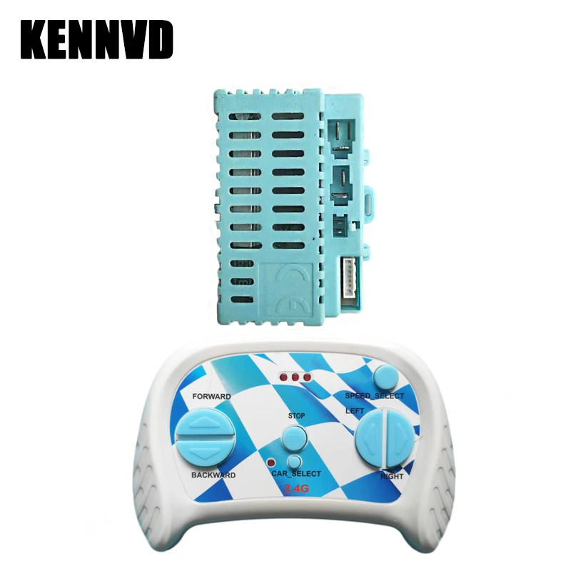 Récepteur RC 12V 2.4GHz Pour Voiture Enfant – Module Radio Avec ABS Et Boîtier Métal – Compatible 2, 3, 5, 7 Broches – Kit Complet Télécommande + Récepteur