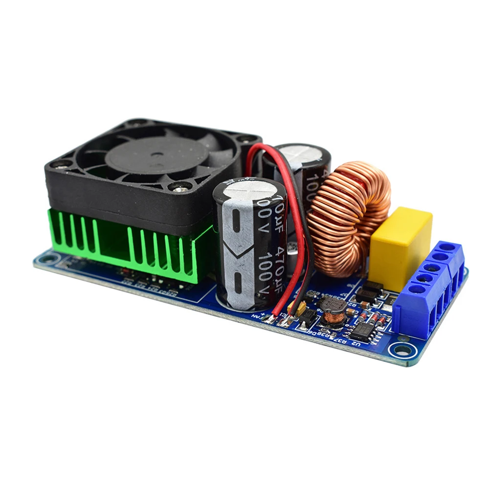 HIFI IRS2092S 500W Class D Mono Digital Power Verstärker AMP Fertige Board w/Lautsprecher & Temperatur & Kurze schaltung Schutz