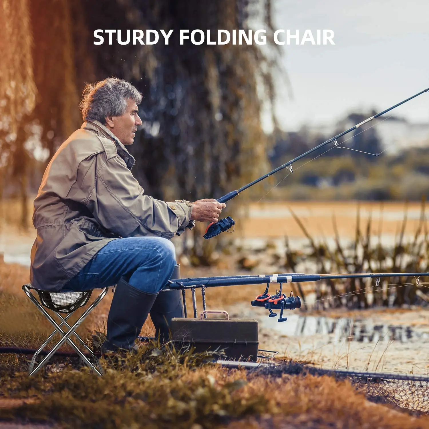 Folding Fishing Camping Chair Beach Aluminium  Lightweight Picnic Chair Foldable Cloth Outdoor Portable Chair Outdoor Furniture