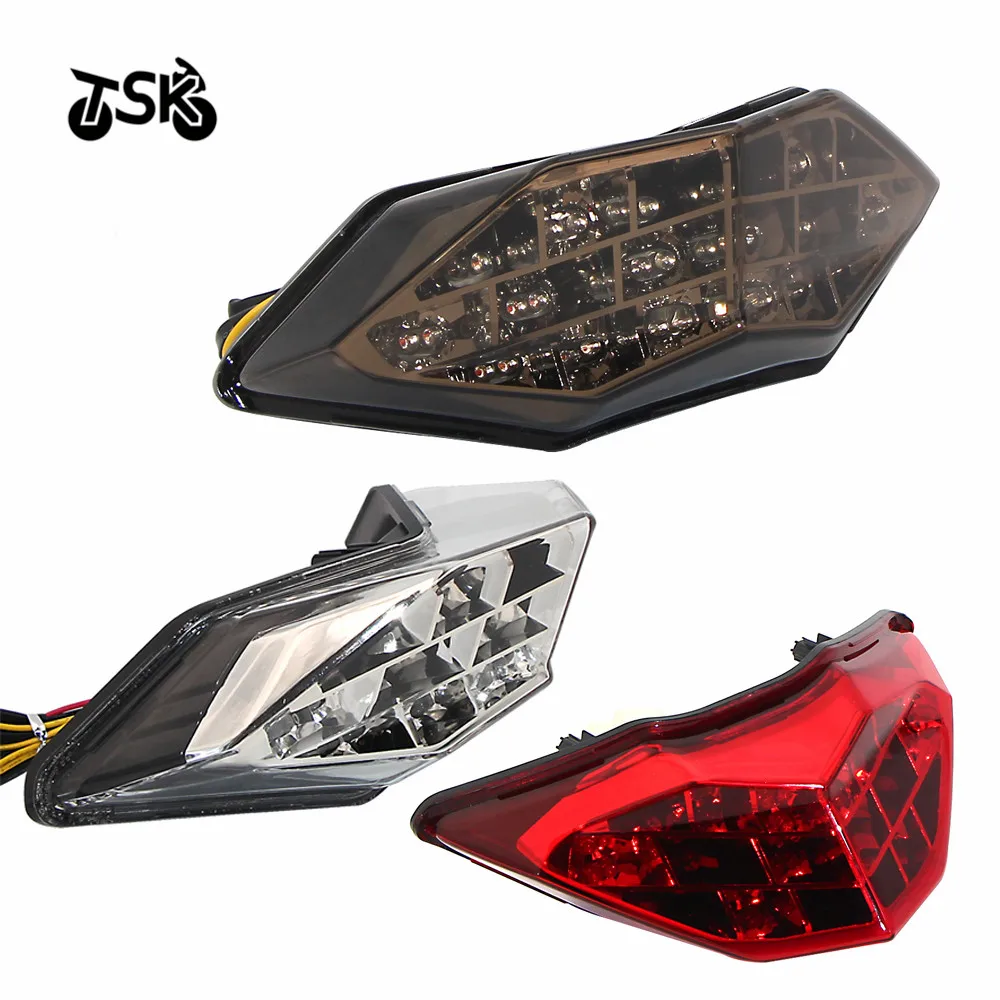 For KAWASAKI Ninja 250 300 Z 250 Z 300  2013-2017 Tail Brake Light Turn Signal Motorcycle Integrated Blinker Lamp LED