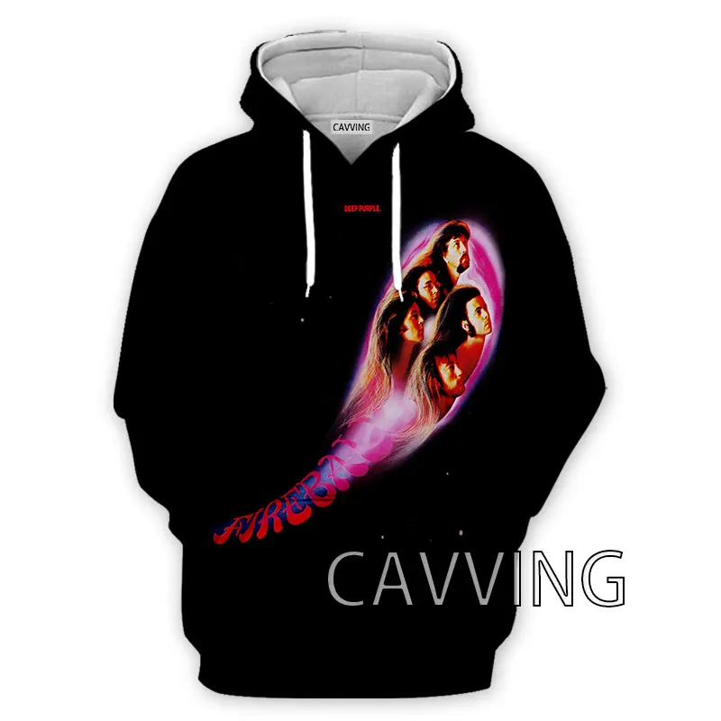 CAVVING 3D Printed  Deep Purple Band  Hoodies Hooded Sweatshirts Harajuku  Tops Clothing for Women/men